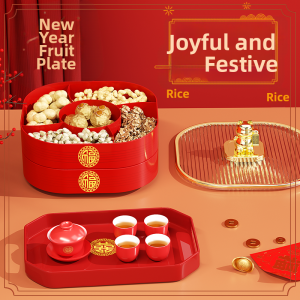 XIAOCHUSHU | Luxury Home Fruit Platter for Living Room Coffee Table