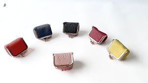 SG Ready Stock Womens Genuine Leather Mini Jewelry Pouch Diamond Ring Earring Necklace Storage Coin Headphone Purse