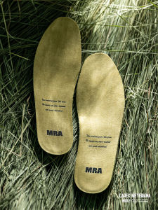 MRA Wula Sedge Fiber Insole Sweat-Absorbent Deodorant Soft Plaid Breathable Insole