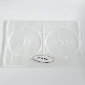 Hộp đựng đĩa CD DVD nhựa trắng / Hộp đựng 2 đĩa