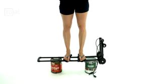 TOME Folding Hand Truck Heavy Duty 4-Wheel Solid Construction for Luggage Personal Travel Auto Moving Portable Fold Up Dolly