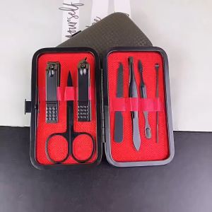 7 Pcs Set Gunting Kuku Dan Pinset Bahan Stainless Steel