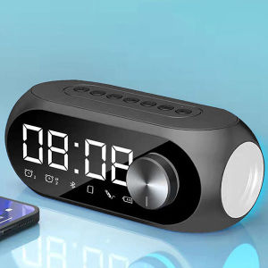 Alarm Clock Portable Bluetooth Speaker Radio FM Subwoofer Wireless Sound Box Music Mini Woofers Caixa De Som Coluna Lamp Bocina