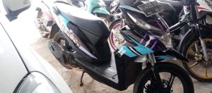 decal beat full body BTS keren bisa di castem ke motor lain