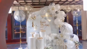 ลูกโป่งยางใส ใบใหญ่ ลูกโป่งใส เนื้อเหนียวและหนา ลูดโป่งยางใส Transparent Latex Balloon ลูกโป่งสีใส