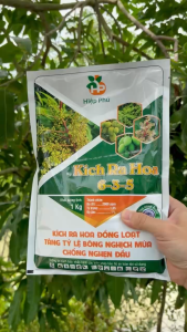 Phân Bón VL Hoàng Thái Nông No.01 Msp KÍCH RA HOA 6-3-5 _ Kích Ra Hoa Đồng Loạt Tăng Tỷ Lệ Bông Nghịch Mùa Chống Nghẹn Đầu (gói 1Kg)