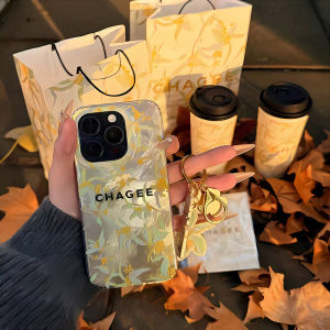 BaWang Cha Ji Apple 16 pro 14 plus 15 Series Phone Case High End Acrylic Protective Cover Fragrant Osmanthus Design for iPhone