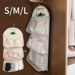Túi Đựng Đồ Treo Tường Nhiều Lớp Để Đựng Tất Đồ Lót Quần Áo Có Lưới Dùng Làm Vật Dụng Sắp Xếp Tủ Quần Áo Cho Phòng Ký Túc Xá Nhà Ở