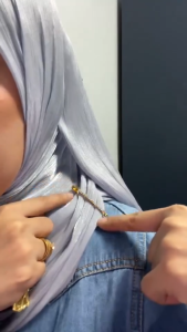 Gold Brooch Safety Pins 12pcs Rhinestone Hijab Scarf Sweater Shawl Women Accessories Pin Baju