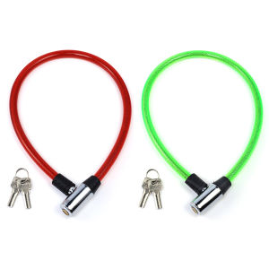 Portable Safety Steel Wire Lock Anti-theft Universal Cable Coil Security Lock Flexible for Bicycle Electric Vehicle Motorcycle Door