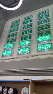 ป้ายไฟฉุกเฉิน ทางหนีไฟ แบบกล่อง มีมาตรฐาน มอก.หนาพิเศษ ทนทาน สำรองไฟได้ยามฉุกเฉิน ไฟฉุกเฉินนานกว่า 2-5 ชั่วโมง