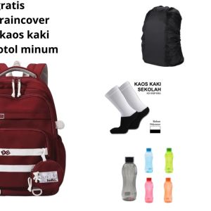 Ransel Sekolah Anak Terbaru 2024 Model Style Fashion Korea Kapasitas Besar SD SMP SMA Tas Sekolah