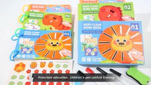 Pen Control Training Coloring Book Reusable Magic Drawing Book Children Early Education Toys Magical Book