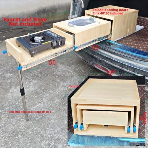 YIMUJIZHU | Portable Car Trunk Kitchen Workstation