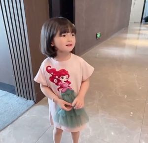 Baju Kanak-Kanak Puteri 3D Princess Girl Shirt Princess