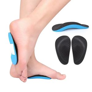 1 pair EVA flat foot arch support orthopaedic insoles plantar fasciitis pain relief foot care mens shoes womens shoes foot exostosis sports insoles insoles insoles cushioning (L) for adults