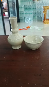 กรวดน้ำสีขาวประกายมุกผลิตจากเซรามิก