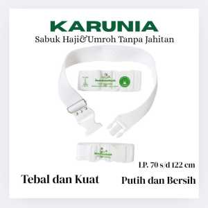 Sabuk Haji & Umroh Dewasa Tebal Ring Besi Tanpa Jahitan