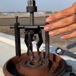 Treker Bearing Puller Pilot Inner Riku Alat Cabut Jepit Buka Lepas Laher Lahar Dalam Motor 3 Kaki Jaw