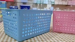 ️ KD ตะกร้าพลาสติก ตะกร้าแม่บ้าน สำหรับใส่เสื้อผ้า รับน้ำหนักได้ดี พลาสติกเกรด A แข็งแรง ทนทาน รุ่น BK33