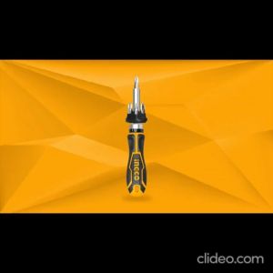 Ratchet Screwdriver 8pcs in 1 Set INGCO AKISD0808 Obeng Plus Min Torx