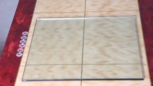 100pcs Karet Ganjal Kaca Tataan Meja Kaca Anti Slip Kaca Karet Rubber Meja Karet Bulat Bening 23mm Kaca Model Obat Nyamuk