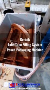 Lobe Tube Filling System | Kerisik | Pouch Packaging Machine