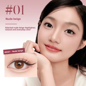 Dezone Dual-Headed Highlighting Eyeliner Pen Beginner-Friendly Waterproof Natural Look Beauty Tool for Eye Makeup