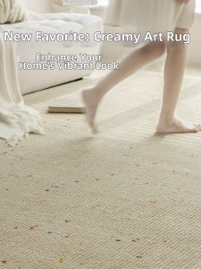 Dopamine Style Wool Blend Carpet