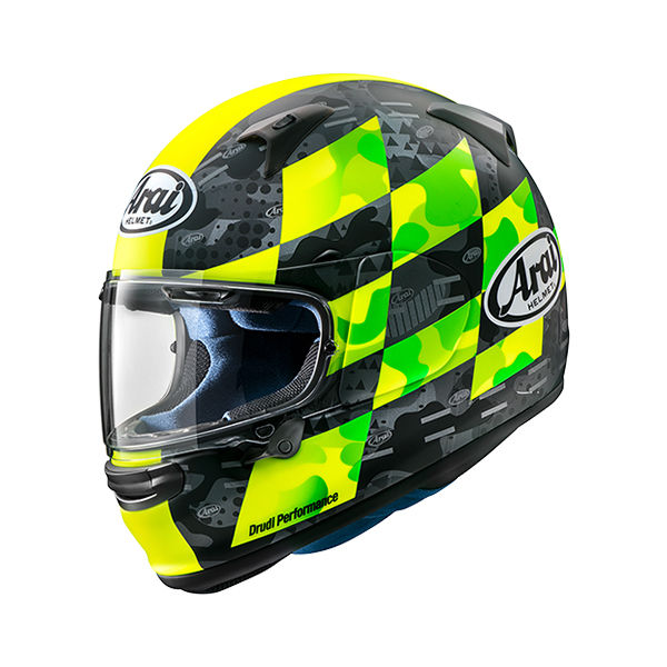 หมวกกันน็อค Arai Helmet รุ่น Profile-V ลาย Patch Fluor Yellow | Lazada ...