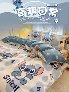 Disney Pure Cotton Bedding Set Single 150x200 Childrens Dormitory Bed Sheets Male Model Three-piece Set Student Bed Cover