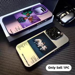 French L-L2B Rapper Phone Case For iPhone 17 16 15 14 13 12 11 Pro Max Designer Matte Laser Aurora Funda Phone Case