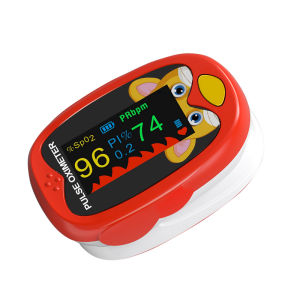 Rechargeable Finger Pulse Oximeter Blood Oxygen Saturation Heart Rate Monitor for Adults Kids Portable SpO2 Oximetro