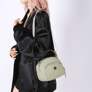 Túi Đeo Chéo Nylon Nhẹ Cho Điện Thoại Di Động Túi Đựng Tiền Xu Mini Túi Đeo Vai Đơn Đa Lớp Túi Vải Nhỏ Thời Trang Cho Thanh Thiếu Niên