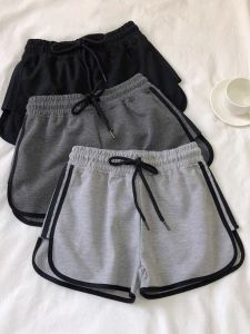High Waist Cotton Sports Shorts Womens Summer Loose Casual Wide Leg Hot Pants Comfortable Breathable Fashionable Korean Style