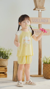 LULLABY- NH602C - BỘ BÉ GÁI CỘC TAY