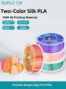 SUNLU | Multicolor Gradient PLA+ Silk 3D Printing Filament