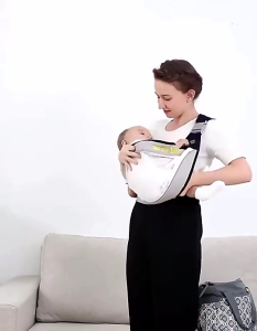 [SG Ready Stock] Baby Carrier 2 IN 1 Adjustable shoulder straps Maximum load capacity 20 KG Portable breathable harness