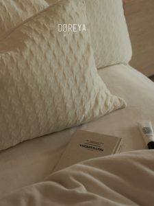 Warm Thicker 3D Color Woven Bed Set