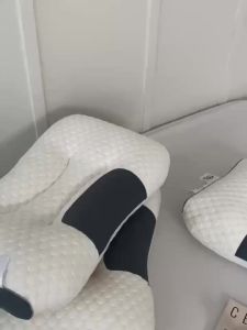 ( HÀNG LOẠI 1) Gối Spa Gối Ngủ Chống Đau Mỏi Vai Gáy Gối spa Êm Chống Đau Cổ - Gối Cao Su Non Chống Ngáy Giảm Mệt