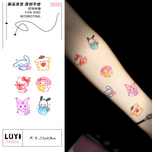Long-Lasting Waterproof Tattoo Stickers for Women Squeezable Heart Design Full Coverage Suitable for Legs Clavicle Arms Fingers
