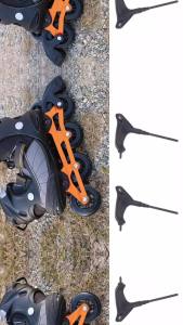 New Inline Skates Shoes Toe Stop Spanner 4MM T Handle Wrench Maintenance Repair Tool Portable Screwdriver Longboard AccessoryAcc