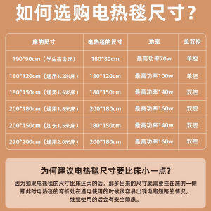 2025 Graphene Heated Blanket Thickened Double Control Temperature Adjustment Home Use Double Bed Electric Quilt Single Dormitory Blanket