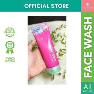 Emina Bright Stuff Niacinamide 100ml & Face Wash 50ml | Cerahkan Wajah Kusam & Bersihkan Mendalam