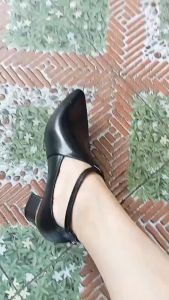 E1460 - GIÀY ELISA BOOT PHONG CÁCH MỚI – MÀU ĐEN CAO 3P VÀ 5P