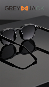 Grey Jack Kacamata Sunglasses Polarized HD Anti Silau UV400 Model Kotak Bahan Metal+Tr90 Wanita Pria 8206