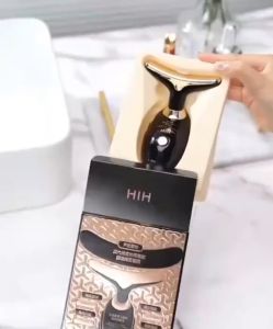 Máy massage mặt HIH chính hãng Dụng Cụ Mát Xa Chăm Sóc Da Mặt Cầm TayCây Lăn Massage Mặt 3D Máy Chăm Sóc Da Mặt Đẩy Tinh Chất Thanh Lăn Nâng Cơ Săn Chắc Thon Gọn Gương Mặt