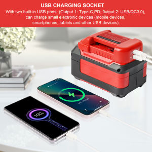 Adaptor for Einhell X Chang Ozito 18V Battery PX-BAT4 4511396 /4511330 /4512042 to PD 22.5W Max QC3.0 UTool Parts Accessories