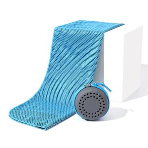 EELHOE | Khăn Quấn Cổ Làm Mát Mới Với Miếng Đệm Làm Mát Nhanh Khô Khăn Quàng Cổ Thoáng Khí Di Động Dùng Cho Bơi Lội Phụ Kiện Bãi Biển Trong Hộp Đựng