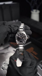 Jam Tangan Pria Bonia Thomas B10863-1332 Black Dial Stainless Steel Strap